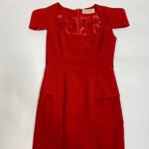 Red dress
